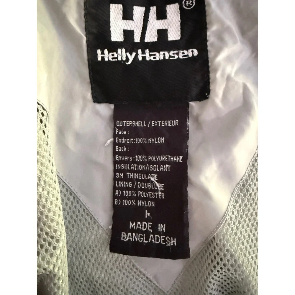 Vintage Helly Hansen Helly-Tech Ski Jacket 90s Thinsulate L‎ Large Y2K colorful